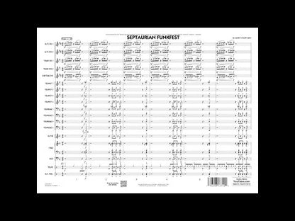 Septaurian Funkfest (Jazz Ensemble - Score and Parts)