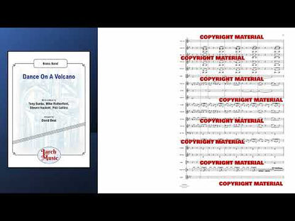 Dance On A Volcano - Brass Band Sheet Music Full Score & Parts - LMAM012