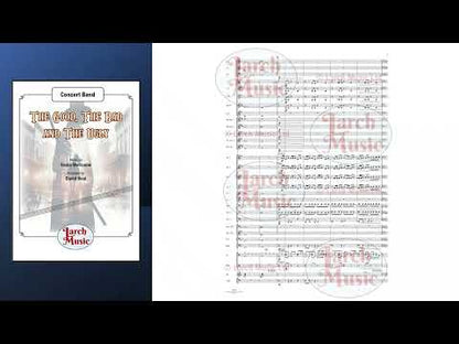 The Good, The Bad And The Ugly (Main Title) (Ennio Morricone arr. by David Beal) - Concert Band Music Full Score & Parts - LMAM094