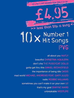 10 x Ultimate Number One Hit Songs - PVG